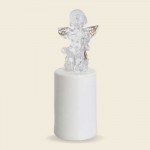 Elektronska trajna lučka s figuro - prozoren angel